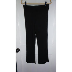 IMAN Black Stretch Pants Medium NEW
